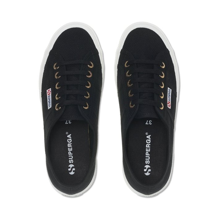 Superga Sale 2750 Cotu Classic Sneakers - Black Pale Gold