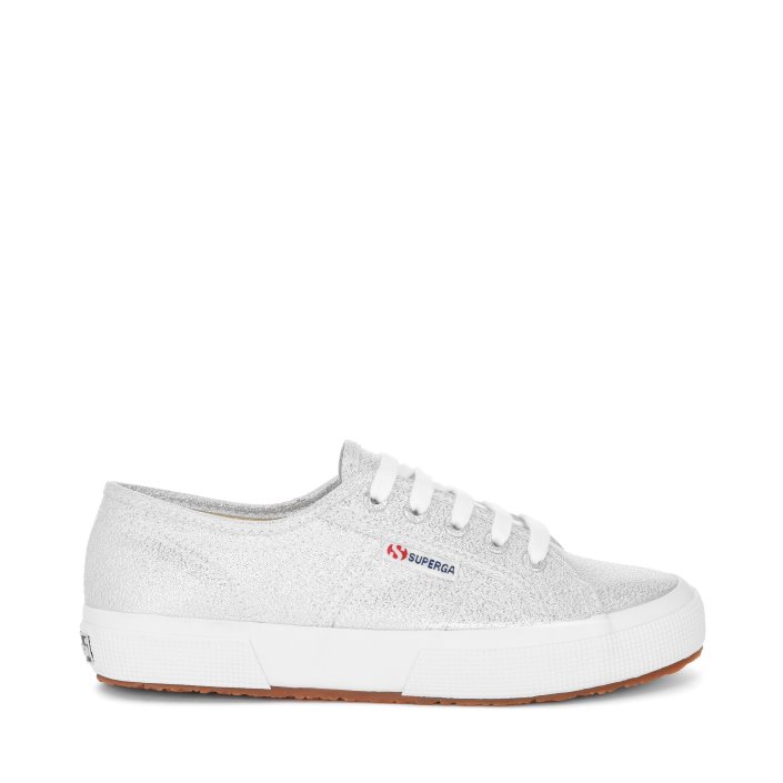 Superga Sale 2750 Lamé Sneakers - Silver