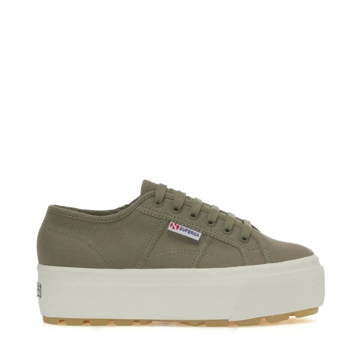 Superga Sale 2790 Tank Sneakers - Green Safari