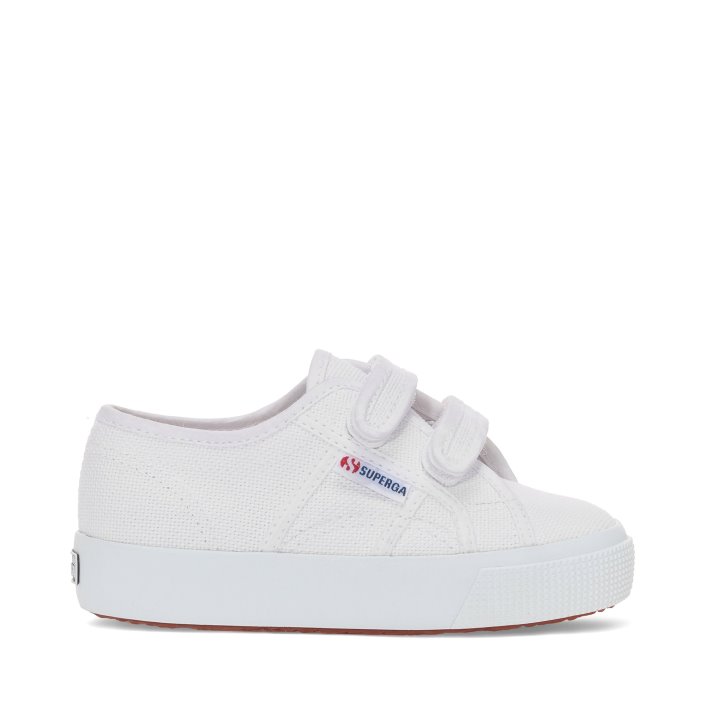 Superga Sale 2730 Kids Straps Sneakers - White