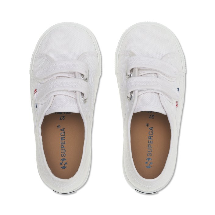 Superga Sale 2730 Kids Straps Sneakers - White