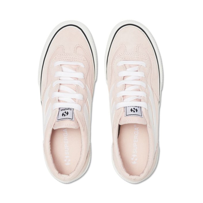 Superga Sale 3041 Revolley Colorblock Platf Pink Ish-White