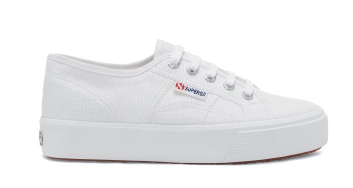 Superga Sale 2730 Mid Platform White