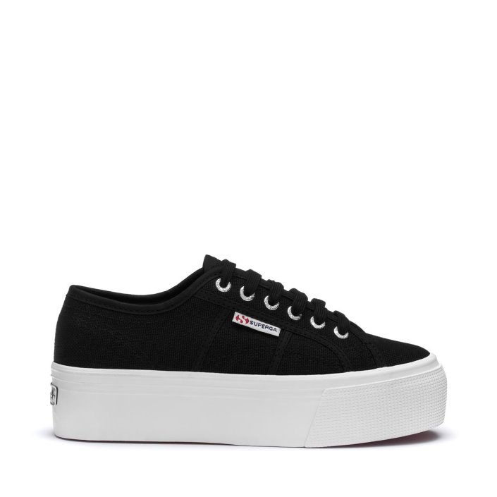 Superga Sale 2790 Platform Black-F White