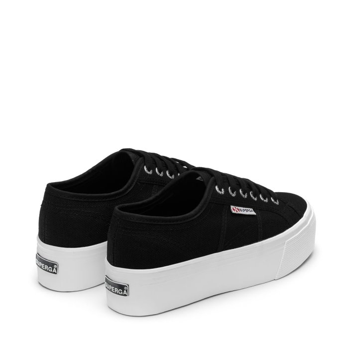 Superga Sale 2790 Platform Black-F White