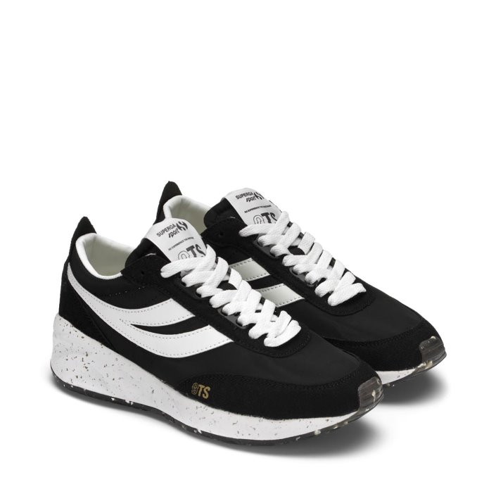 Superga Sale 4089 Training 9Ts Slim Vegan L Black White