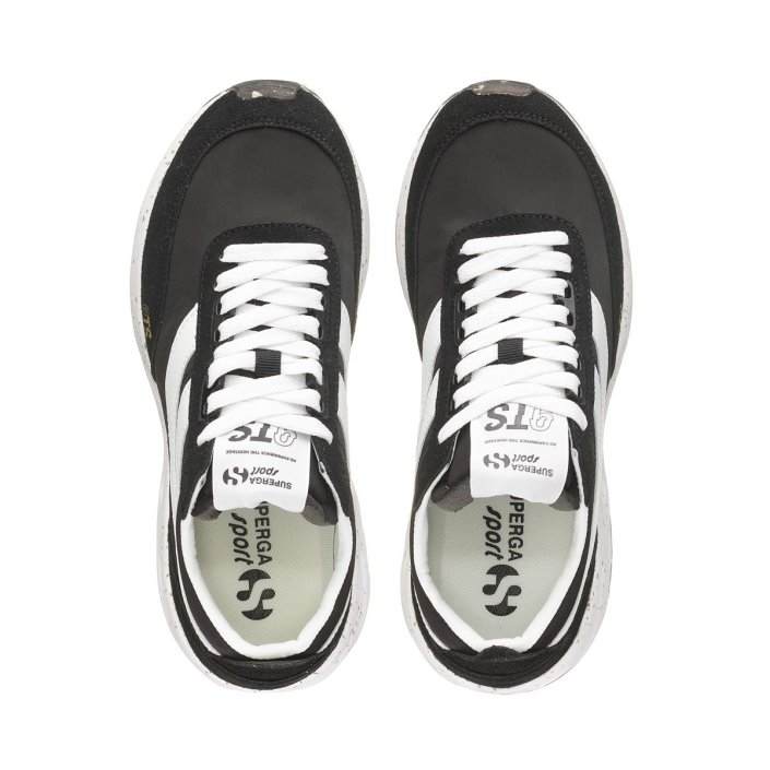 Superga Sale 4089 Training 9Ts Slim Vegan L Black White
