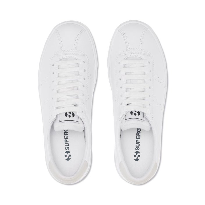 Superga Sale 2843 Club S Comfort Leather Full White-White