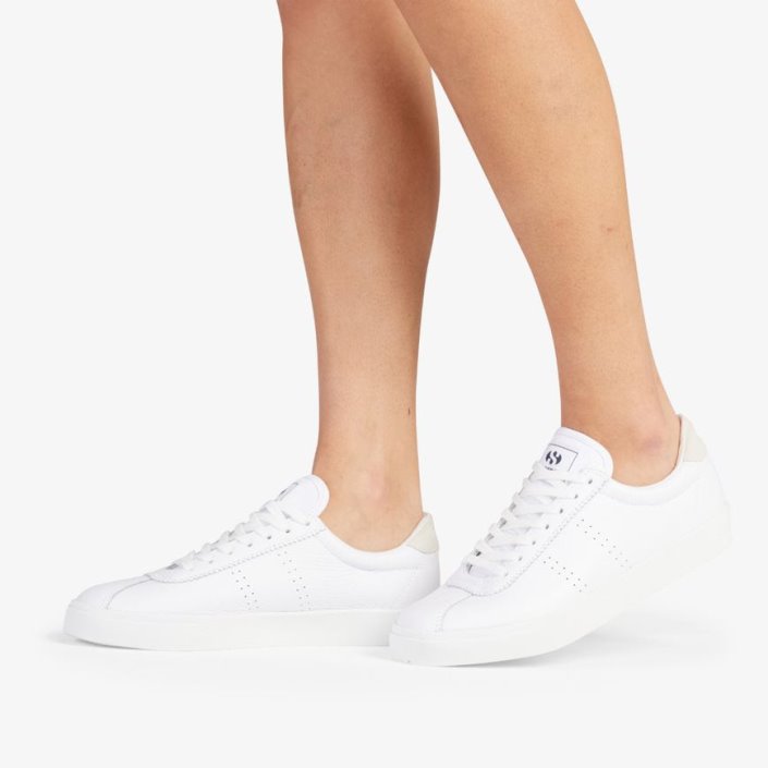 Superga Sale 2843 Club S Comfort Leather Full White-White
