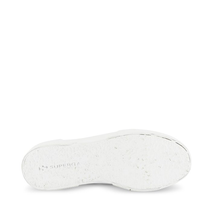 Superga Sale 3041 Revolley Leather Platform White-Pink Ish