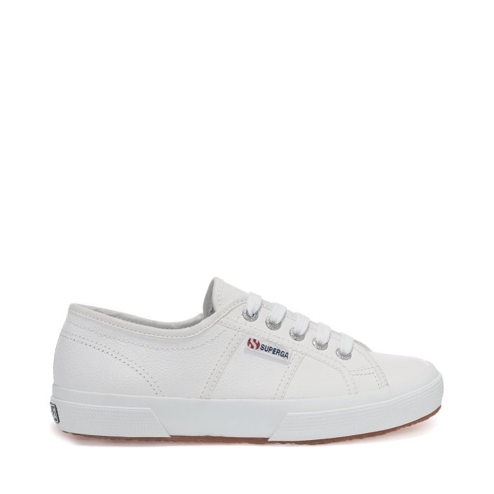 Superga Sale 2750 Tumbled Leather White
