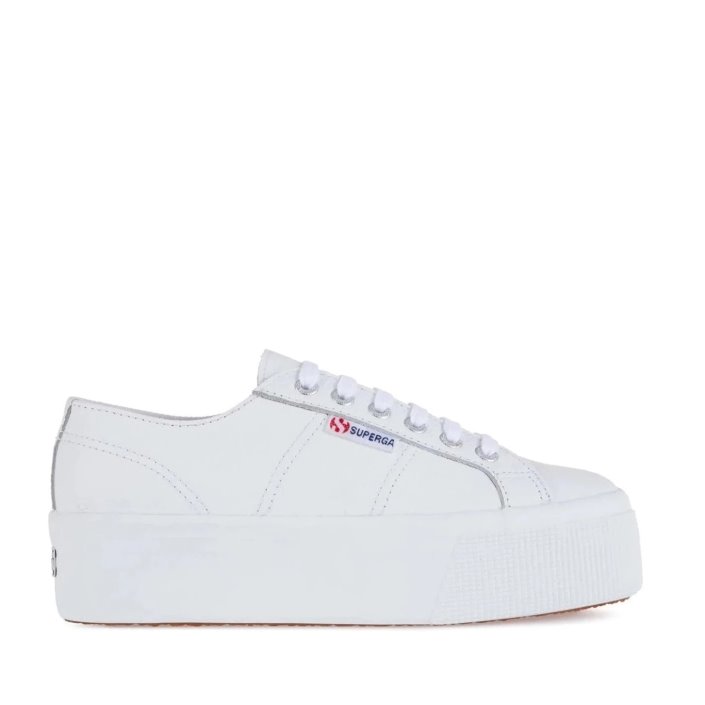 2790 Tumbled Leather White Superga Sale