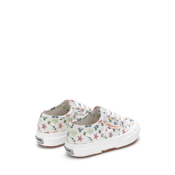 Superga Sale 2750 Fantasy Cotj White-Multicolor Seastar