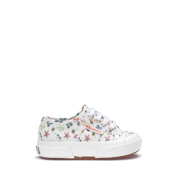 Superga Sale 2750 Fantasy Cotj White-Multicolor Seastar