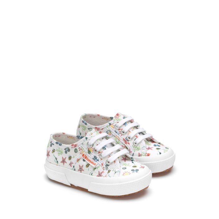 Superga Sale 2750 Fantasy Cotj White-Multicolor Seastar