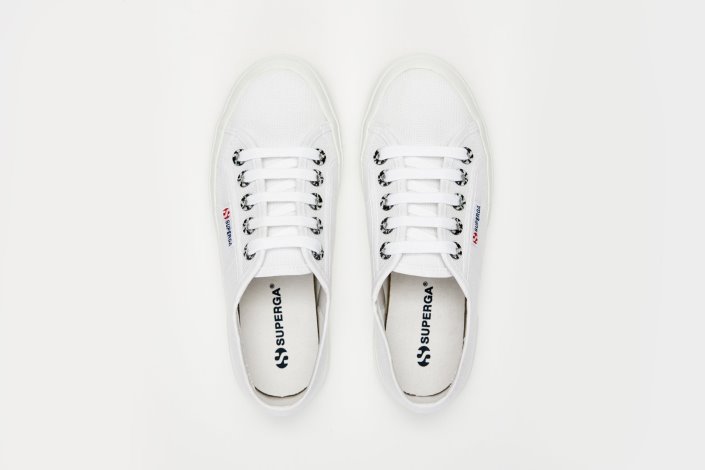 Superga Sale 2750 Resin Eyelets White-Grey Tortoishell