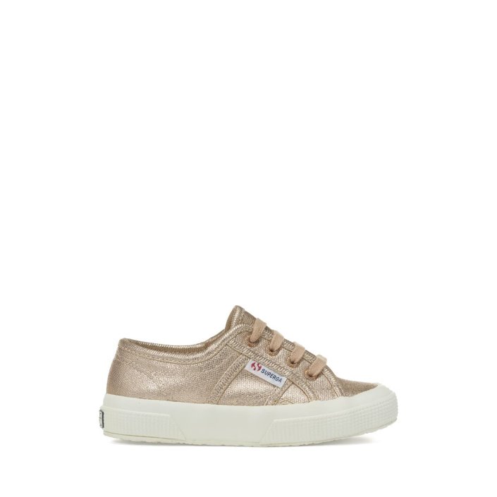 Superga Sale 2750 Kids Metallic Canvas Pink Skin Matt