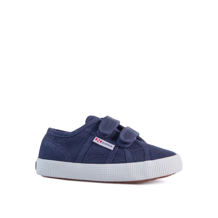 Superga Sale 2750 Kids Straps Easylite Navy-White