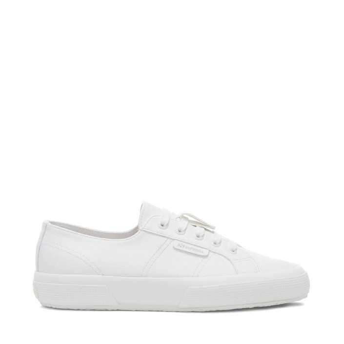 Superga Sale 2750 Grape-Based Faux Leather White-White