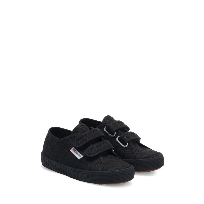Superga Sale 2750 Kids Straps Easylite Full Black-Black