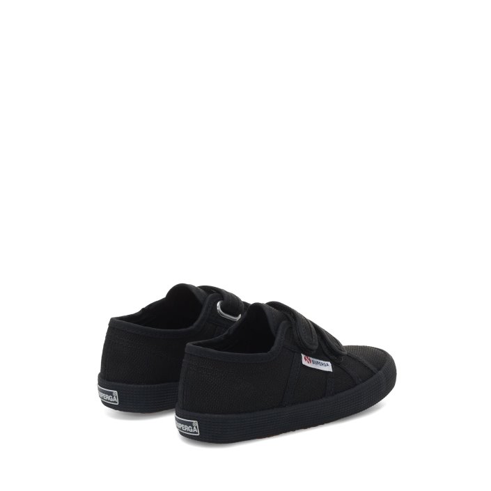 Superga Sale 2750 Kids Straps Easylite Full Black-Black