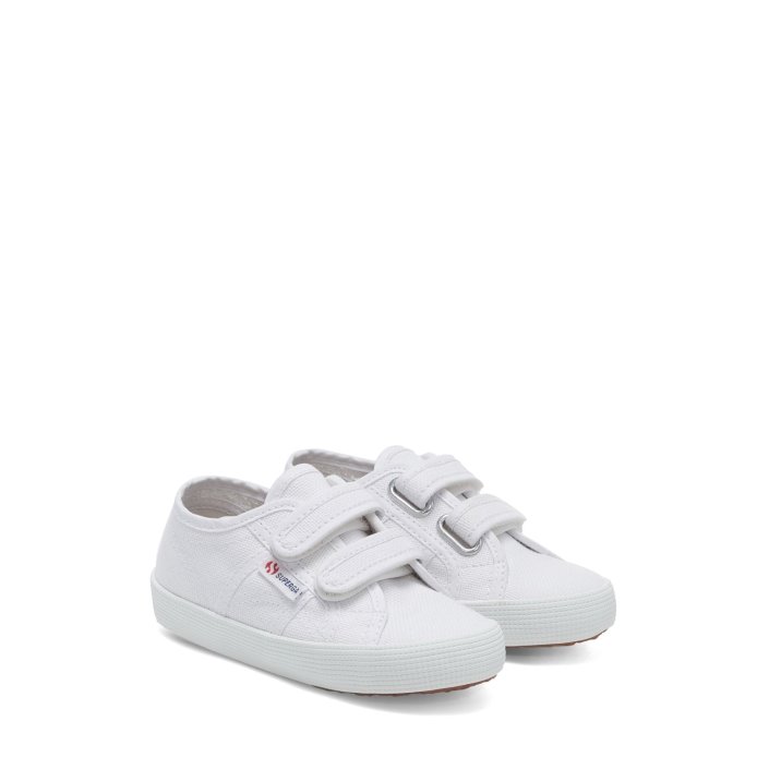 Superga Sale 2750 Kids Straps Easylite White
