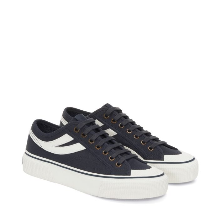 Superga Sale 2750 Panatta 3.0 Blue Grey Dk-White