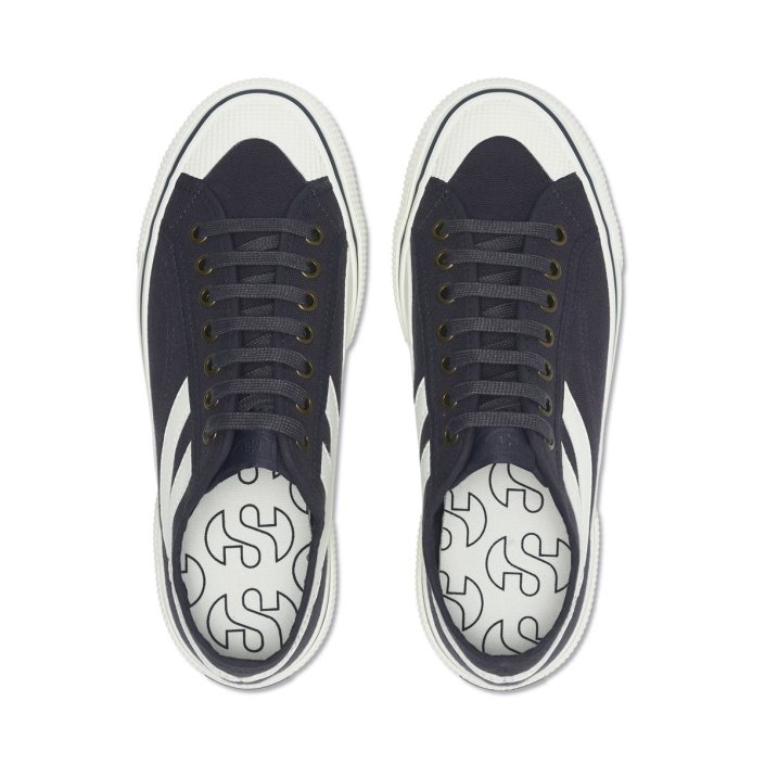 Superga Sale 2750 Panatta 3.0 Blue Grey Dk-White