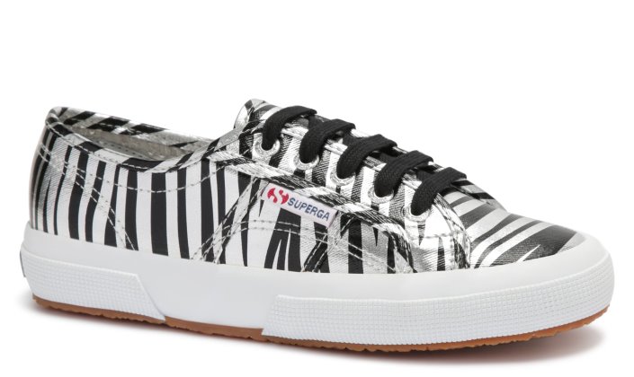 Superga Sale 2750 - Fancotmetmatw Grey Silver Zebra