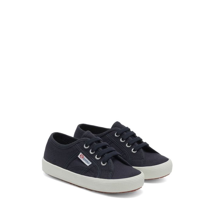 Superga Sale 2750 Kids Easylite Blue Grey Dk