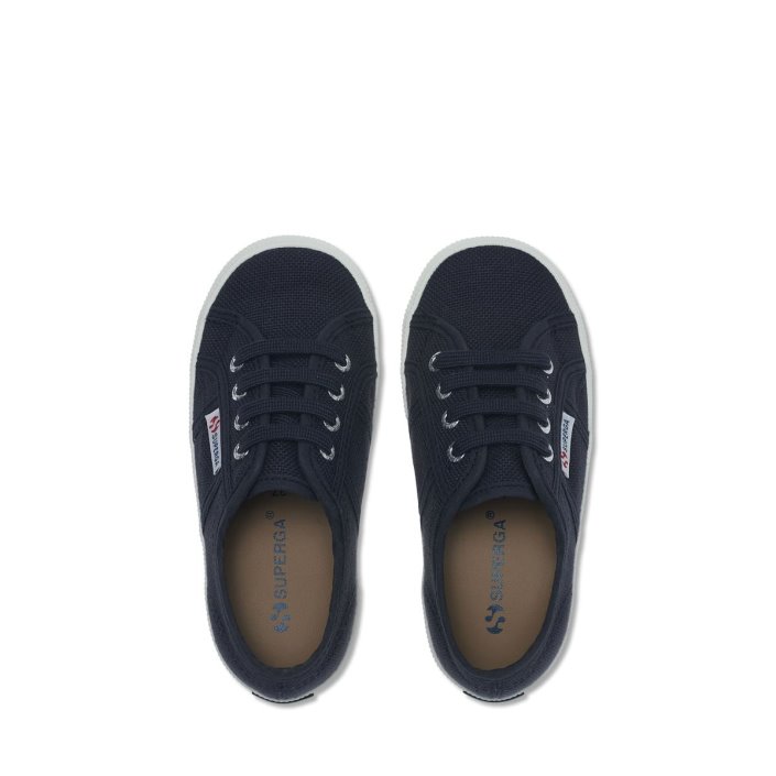 Superga Sale 2750 Kids Easylite Blue Grey Dk