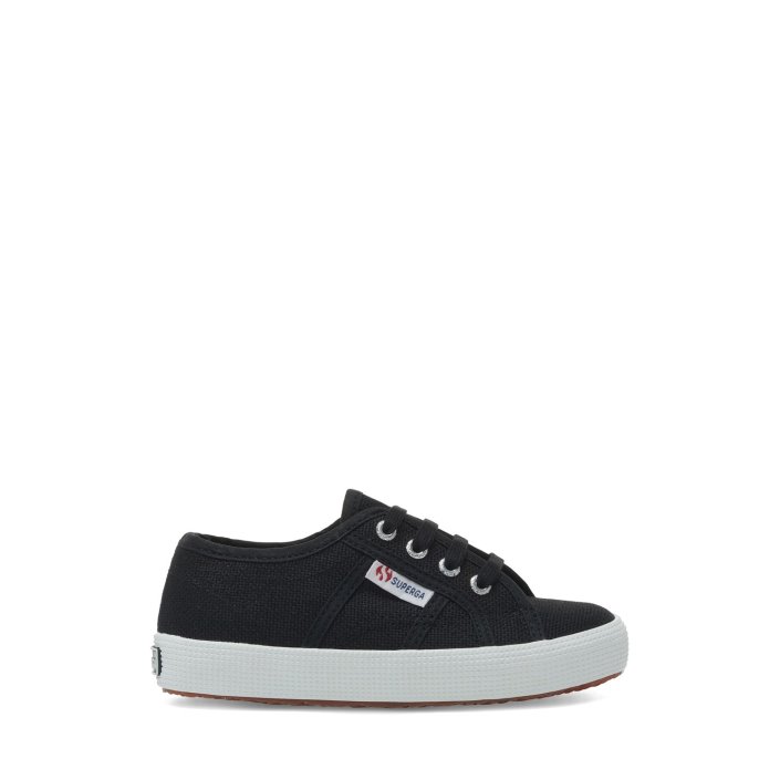 Superga Sale 2750 Kids Easylite Black White