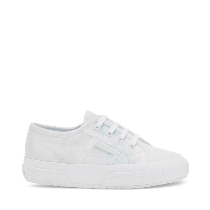 Superga Sale 2750 Kids Clouds Print White-Lt Blue Clouds