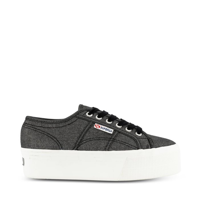 Superga Sale 2790 Glitter Canvas Black