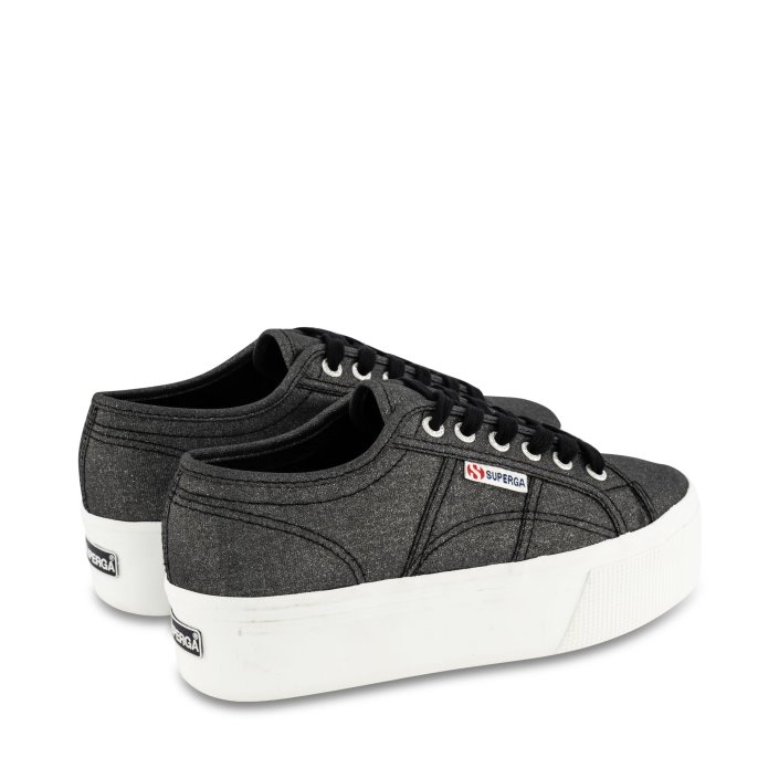Superga Sale 2790 Glitter Canvas Black