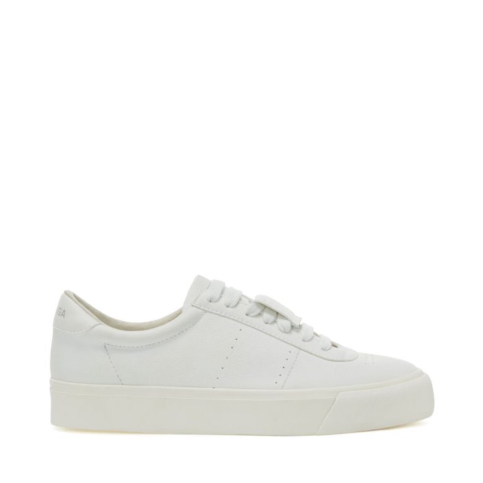 Superga Sale 4834 Club S Up Grape-Based Fau White-White-Unico