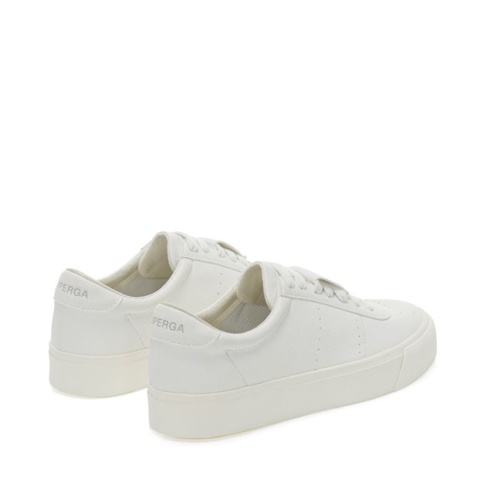 Superga Sale 4834 Club S Up Grape-Based Fau White-White-Unico
