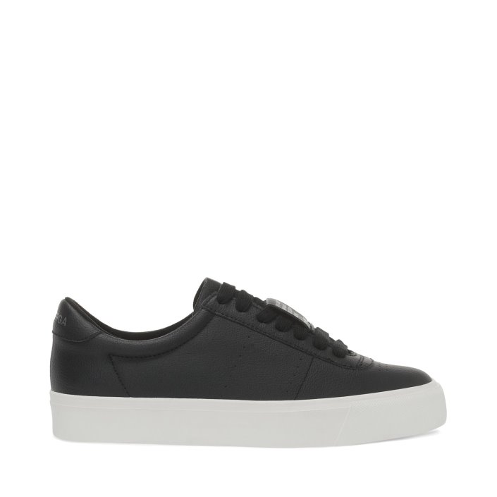 Superga Sale 4834 Club S Up Grape-Based Fau Black-White
