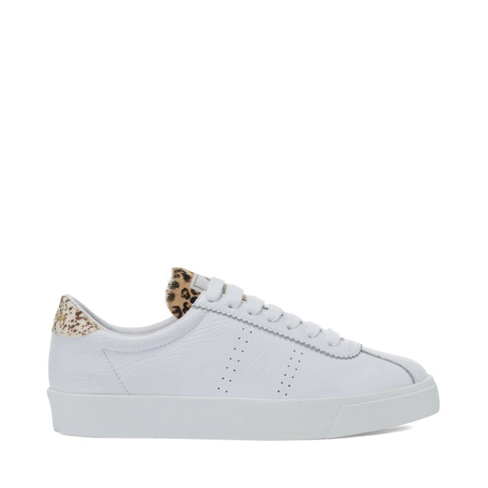 Superga Sale 2843 Club S Calfhair Details White Spots-Leopard