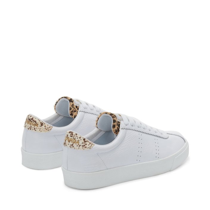 Superga Sale 2843 Club S Calfhair Details White Spots-Leopard