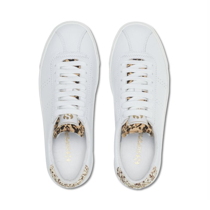 Superga Sale 2843 Club S Calfhair Details White Spots-Leopard