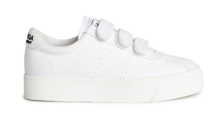 Superga Sale 2954 Club 3 Straps White Black