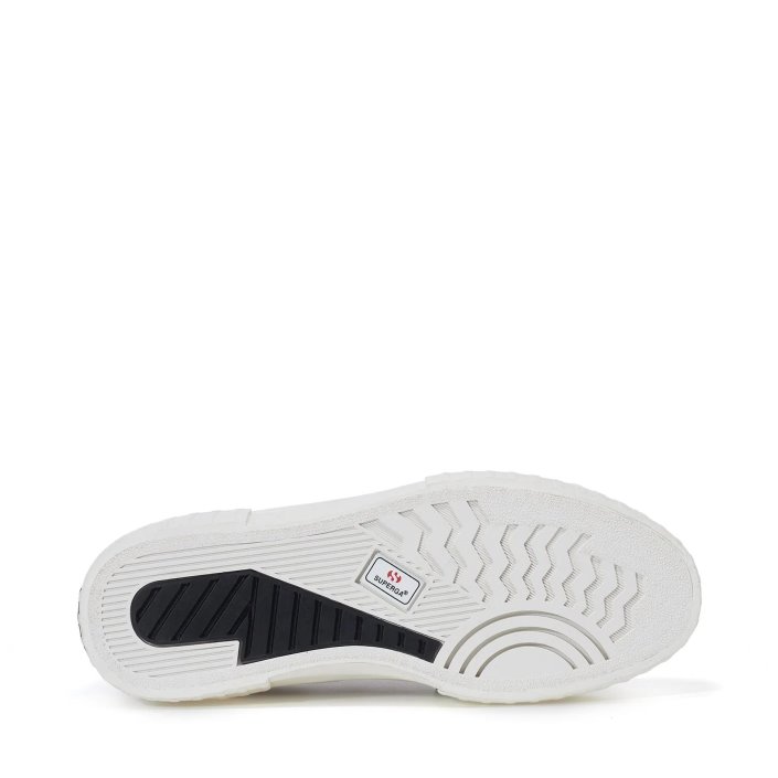 Superga Sale 2631 Stripe Platform Black White