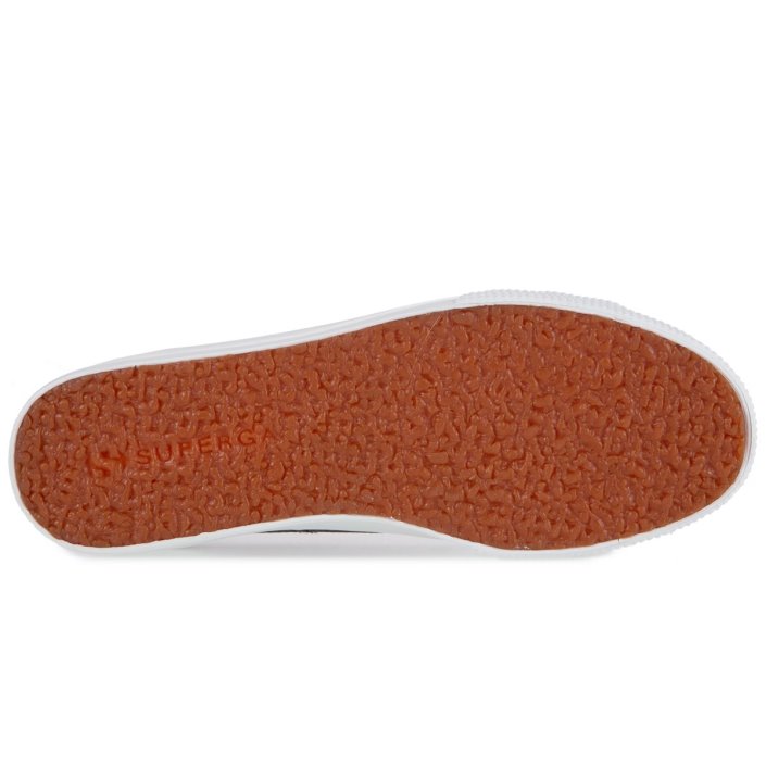 Superga Sale 2790 Tumbled Leather Black-White