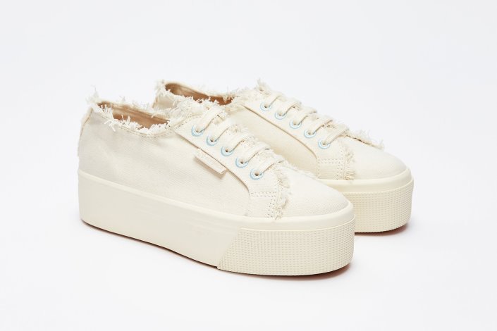 Superga Sale 2790 Cotufringes Aje Natural Beige-Ice Blue