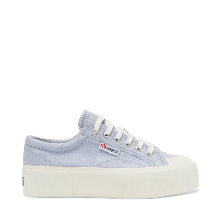 Superga Sale 2631 Stripe Platform Violet Light Full