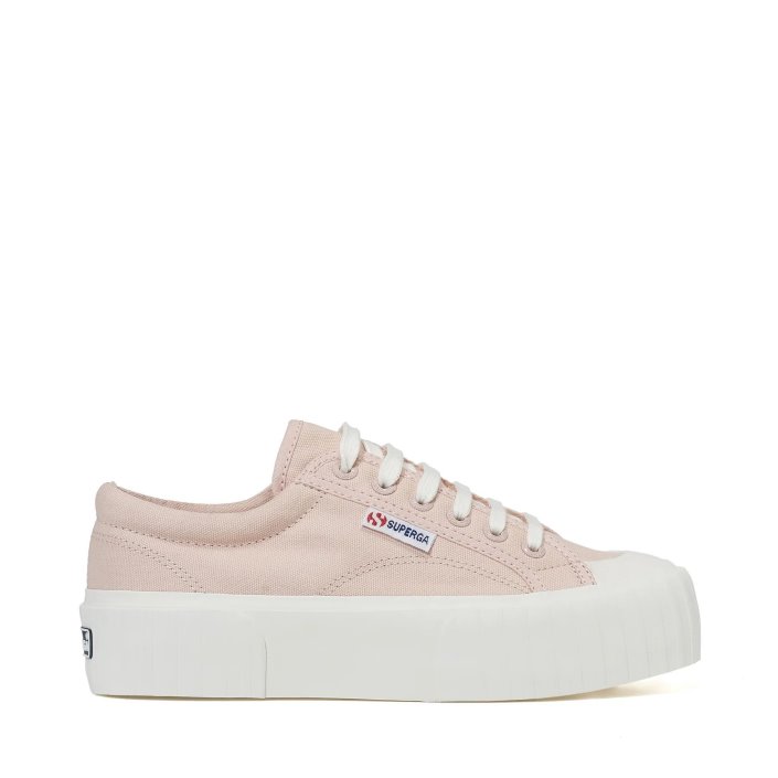 Superga Sale 2631 Stripe Platform Pinkskin