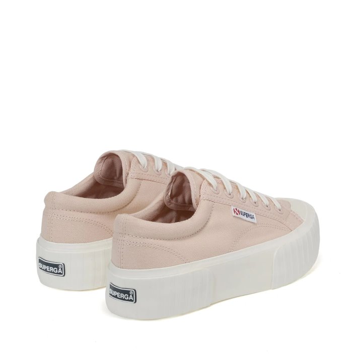Superga Sale 2631 Stripe Platform Pinkskin