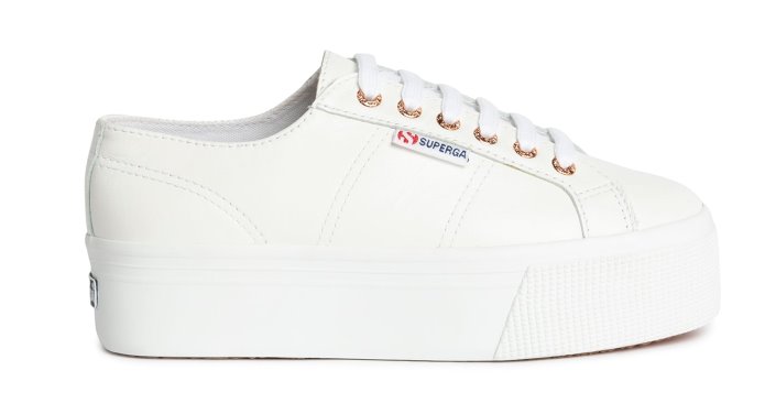 Superga Sale 2790 Nappa Optical White-Rose Gold