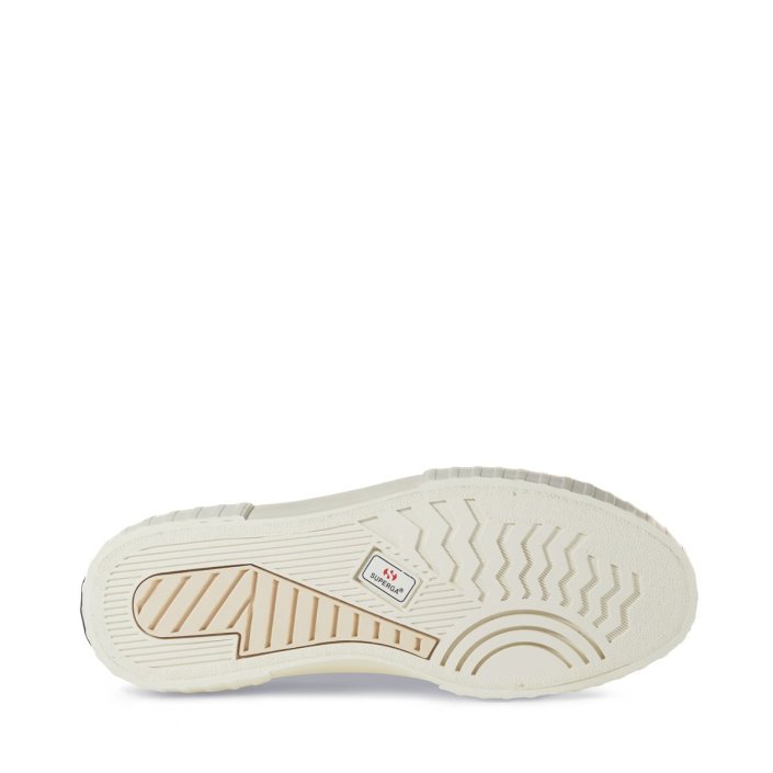 Superga Sale 2631 Stripe Platform Beige Lt Eggshell
